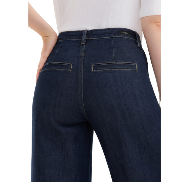Liverpool Women's Stride Wide Leg Jeans with Trouser Details / Baseline