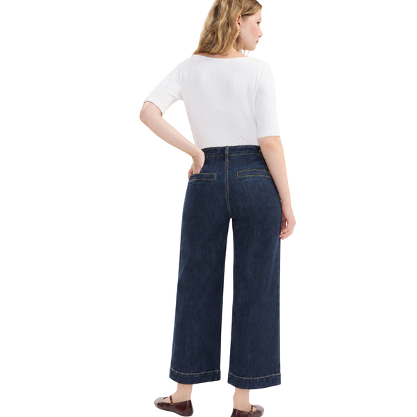 Liverpool Women's Stride Wide Leg Jeans with Trouser Details / Baseline