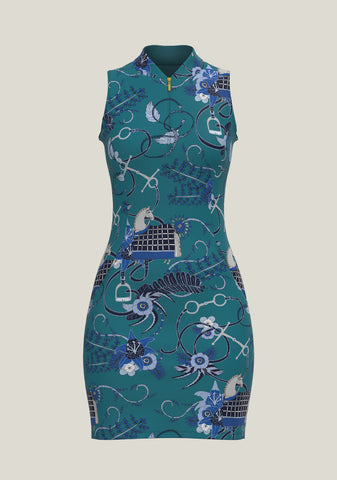 Espoir Equestrian Harbour Blue Dress