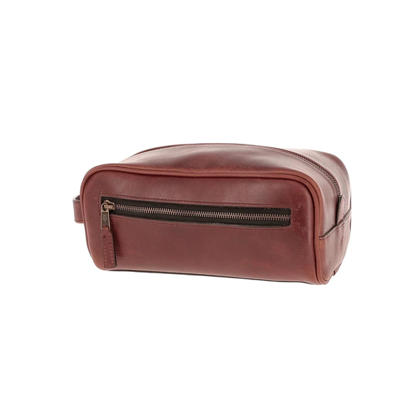 Tom Beckbe Leather Dopp Kit / Oak - Andy Thornal Company
