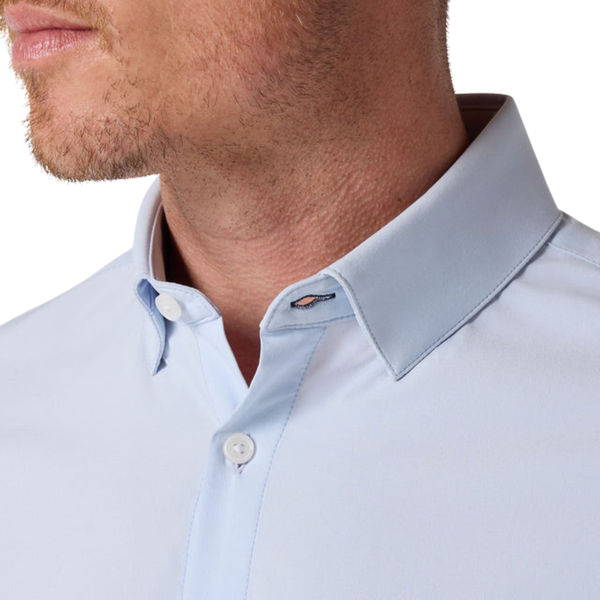 Mizzen + Main Leeward Trim Fit Men's Dress Shirt / Light Blue Solid