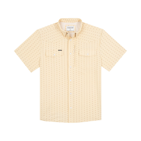 Poncho Men's Short Sleeve Western Shirt