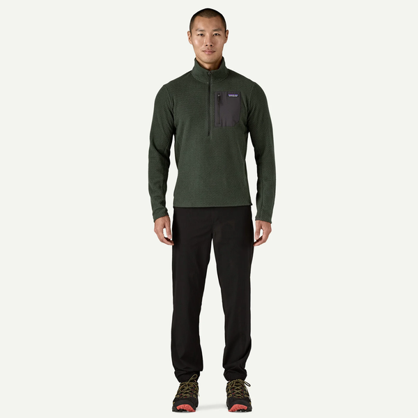 Patagonia Men's R1 Air Zip Neck Fleece / Old Growth Green