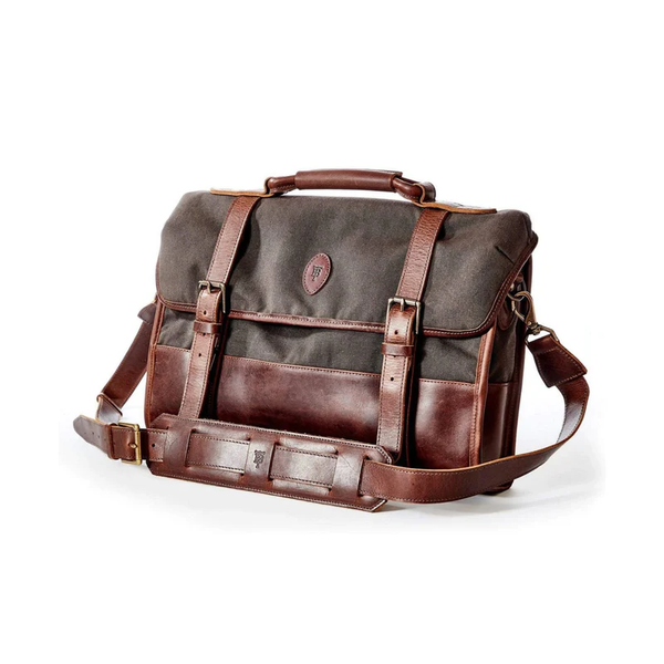 Tom Beckbe Canvas Messenger Bag / Bark