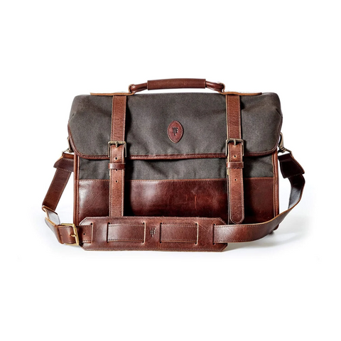 Tom Beckbe Canvas Messenger Bag / Bark