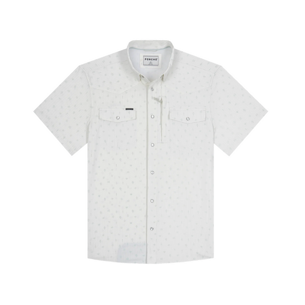 Poncho Men's Short Sleeve Western Shirt