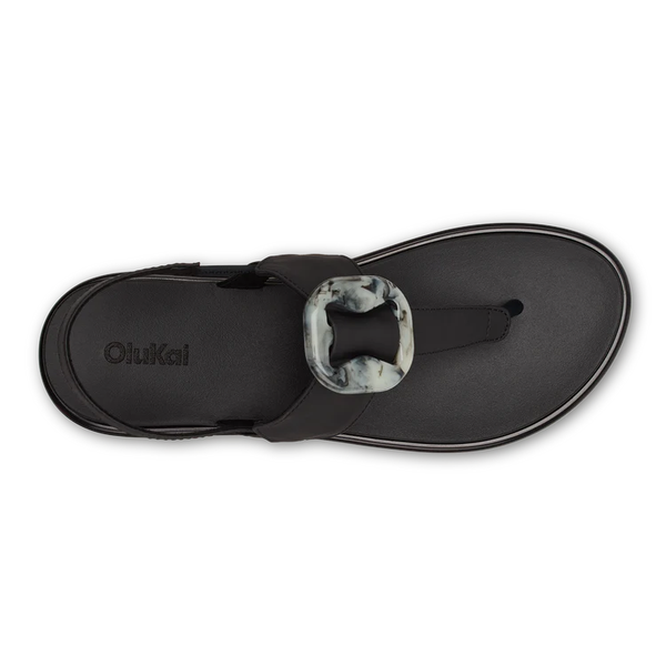 Olukai Women's La'i T-Bar Sandal / Lava Rock