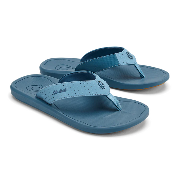 Olukai Men's Ki'i Sandal / Blissful Blue - Blue Fog
