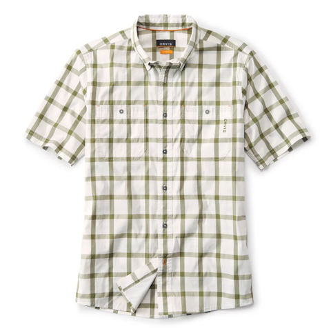 Orvis Men's River Guide 2.0 SS Shirt / Loden Tattersall