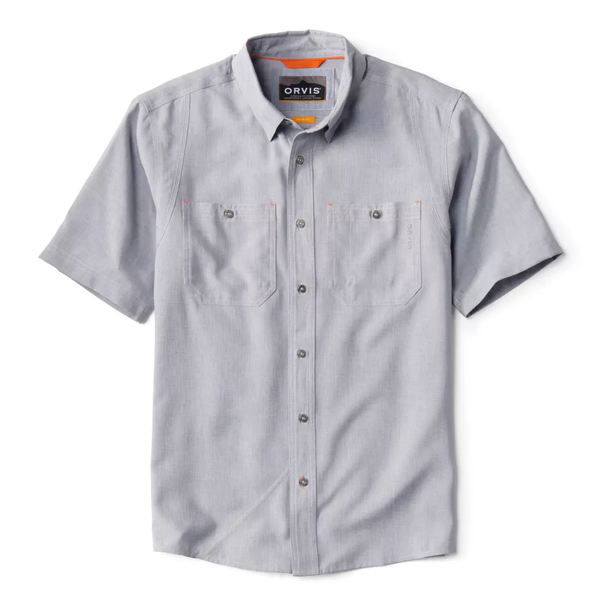 Orvis SS Tech Chambray Work Shirt / Snow Titanium