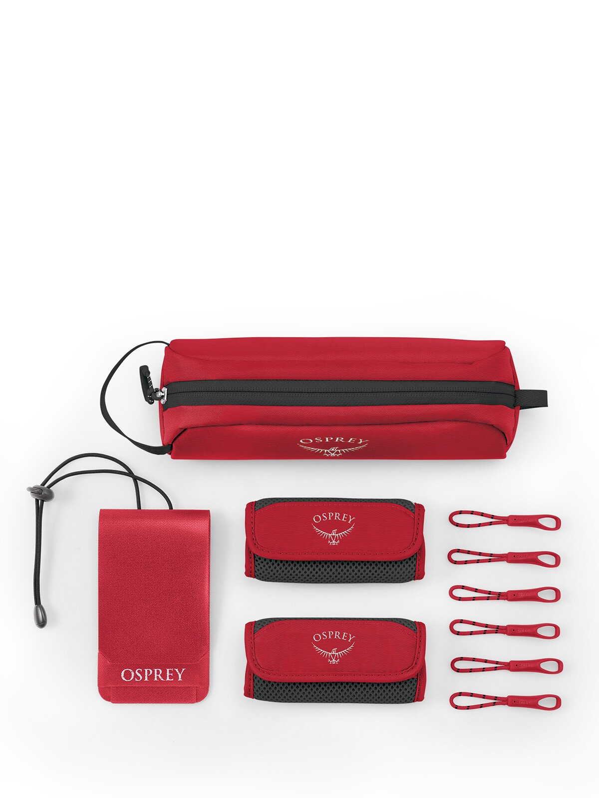 osprey luggage customization kit Osprey Luggage Customization Kit / Poinsettia Red