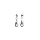 Uno de 50 Axis Long Drop Silver Tone Earrings