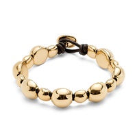 Uno de 50 Gold Tone Beaded Bracelet