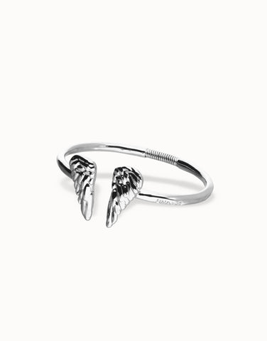 Uno de 50 Silver Wing Cuff Bracelet