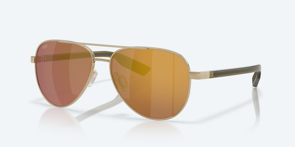 Costa Del Mar Peli Sunglasses - Brushed Gold / Gold Mirror 580G