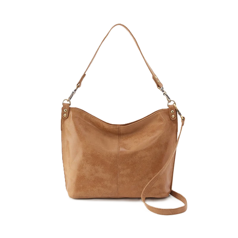 Hobo Pier Shoulder Bag Leather Purse / Whiskey