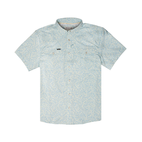 Poncho Men's Short Sleeve Western Shirt