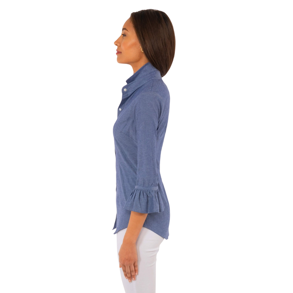 Gretchen Scott Women's Priss Blouse / Chambray