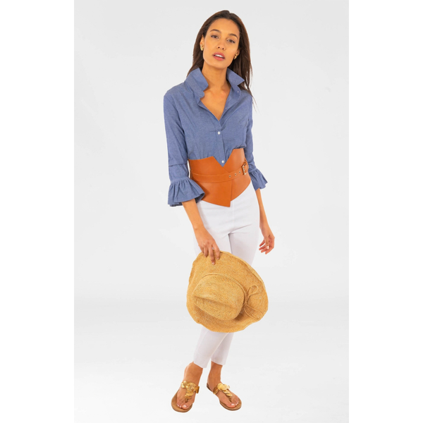 Gretchen Scott Women's Priss Blouse / Chambray