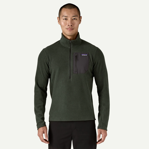 Patagonia Men's R1 Air Zip Neck Fleece / Old Growth Green