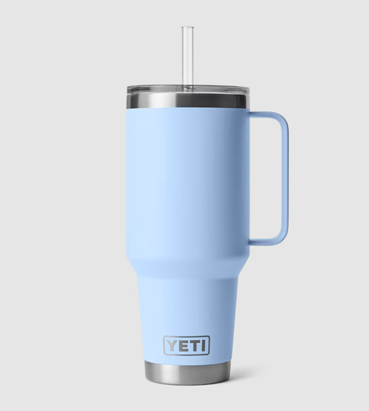 Yeti Rambler 42oz Straw Mug / Big Sky Blue
