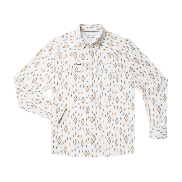 Poncho Men's Long Sleeve Western Shirt