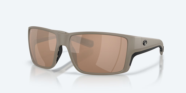 Costa Del Mar Reefton Pro Sunglasses - Matte Sand / Copper Silver Mirror 580