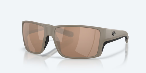 Costa Del Mar Reefton Pro Sunglasses - Matte Sand / Copper Silver Mirror 580