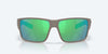 Costa Del Mar Reefton Pro Sunglasses - Matte Olive Shale / Green Mirror 580G