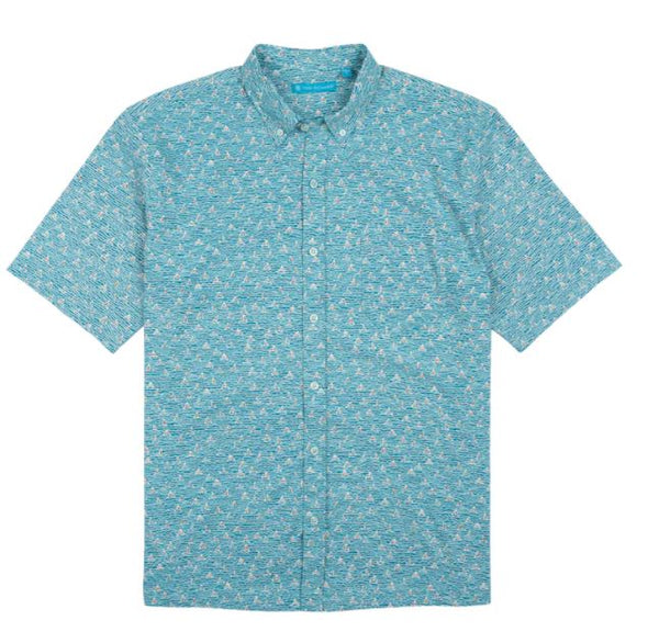 Tori Richard Regatta S/S Shirt /Water