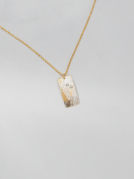 Holly Yashi Radiant Petra Gold Pendant Necklace