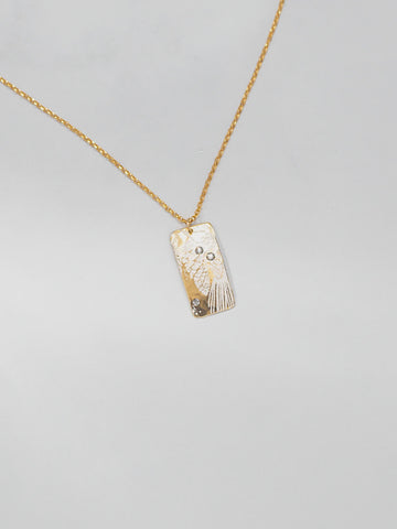 Holly Yashi Radiant Petra Gold Pendant Necklace