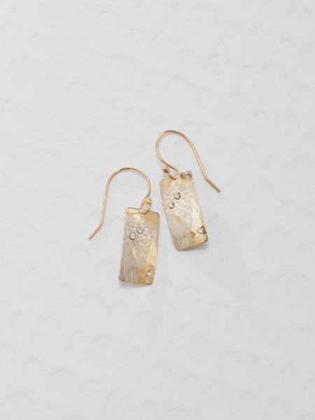 Holly Yashi Radiant Petra Gold Earrings