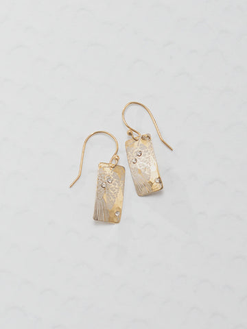 Holly Yashi Radiant Petra Gold Earrings