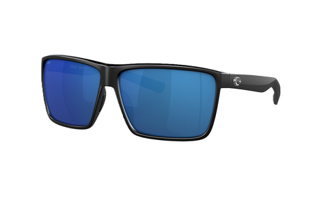 Costa Del Mar Rincon Sunglasses - Matte Black/ Blue Mirror 580P