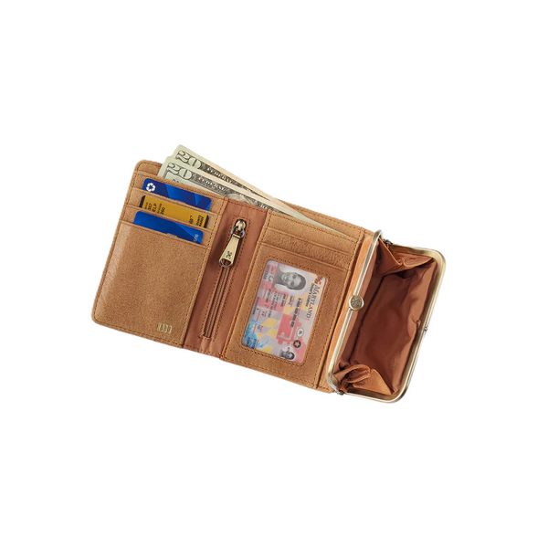 Hobo Robin Compact Wallet / Whiskey