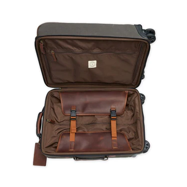 Tom Beckbe Canvas Wheeled Carry-On Bag / Bark