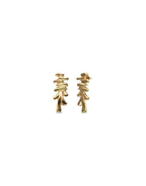 Uno de 50 Elongated Irregular Shape Earrings