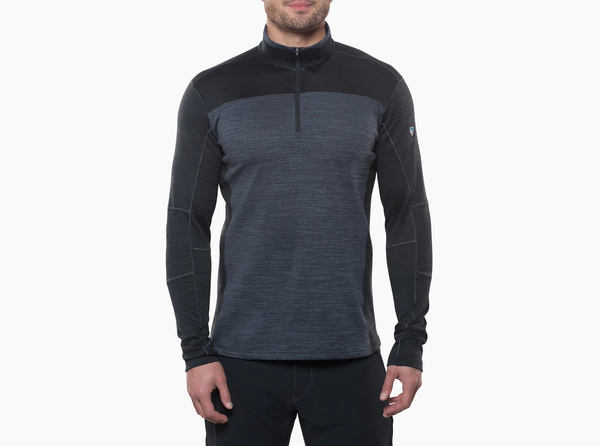 Kuhl Men's Ryzer 1/4 Zip / Black-Koal