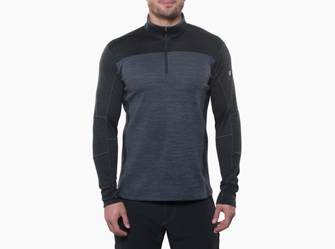 Kuhl Men's Ryzer 1/4 Zip / Black-Koal