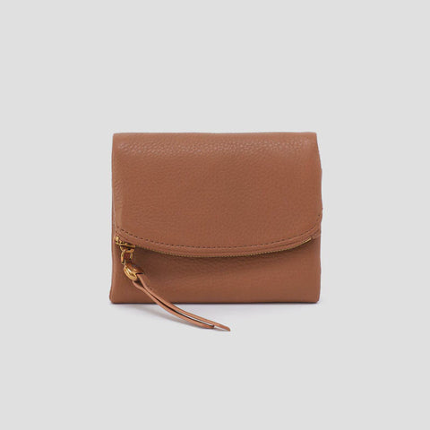 Hobo Fern Medium Trifold Wallet / Warm Honey