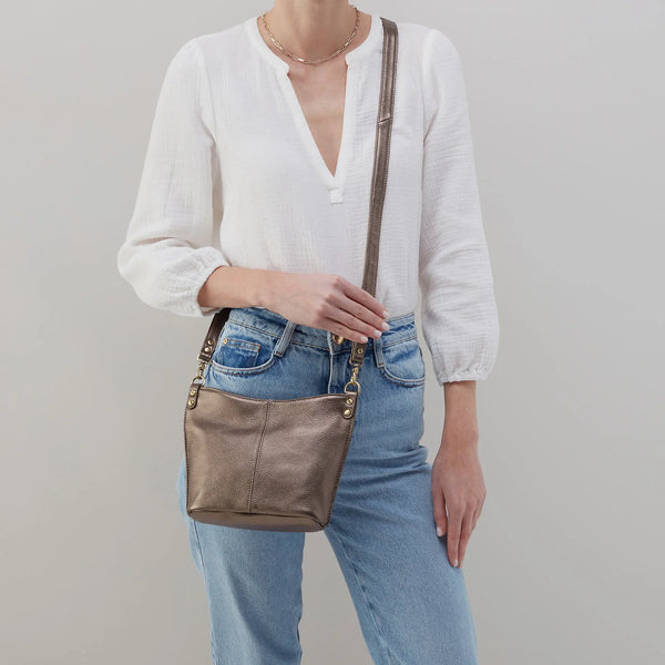 Hobo Pier (Pewter) Small Crossbody Purse