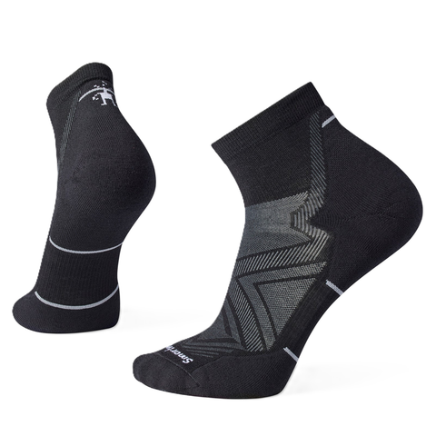 Smartwool Run Targeted Cushion Ankle Socks / Black