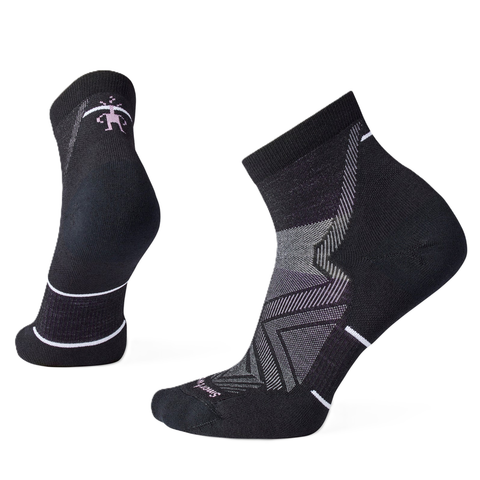Smartwool Women's Run Targeted Cushion Ankle Socks / Black
