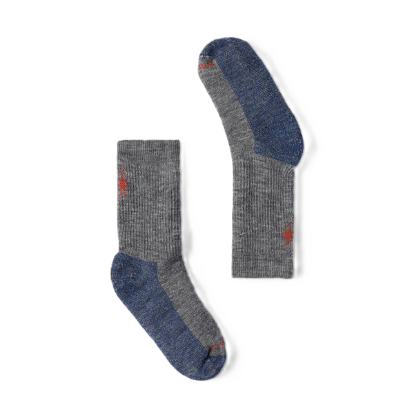 Smartwool Kids Hike Full Cushion Crew Socks / Medium Gray