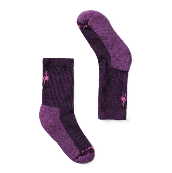 Smartwool Kids Hike Light Cushion Crew Socks / Purple Iris