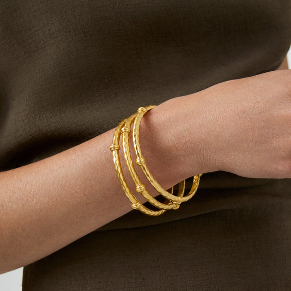 Julie Vos Gold Savannah Bangle Bracelet