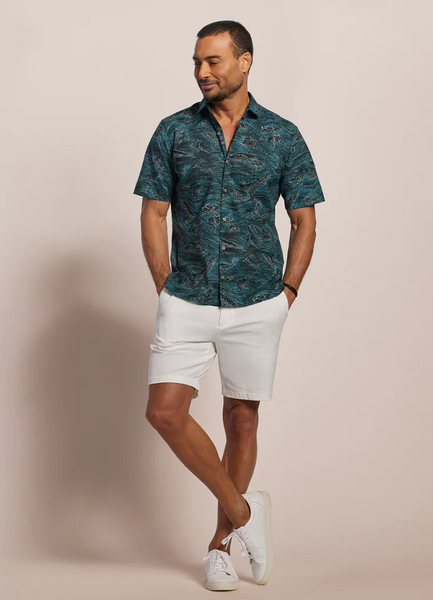 Tori Richard Sealestial S/S Shirt / Black