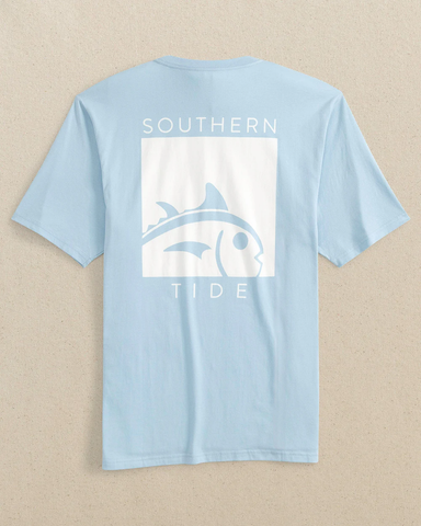 Southern Tide Men's Cropped Skipjack Tee / Cerulean