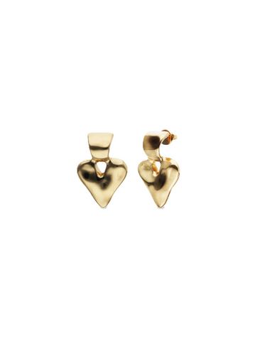 Uno de 50 Small Heart Stud Earrings